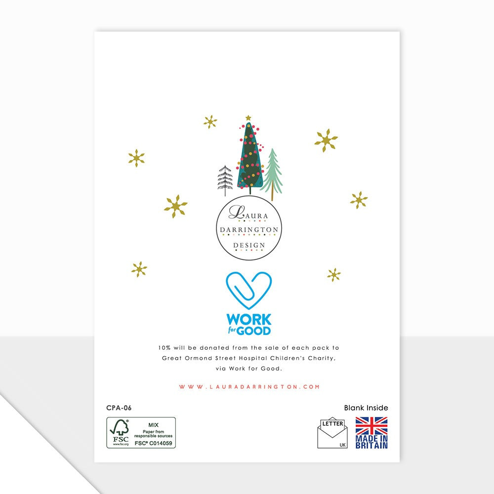 Christmas Card Pack - Charity Christmas Card Pack Houses image 1