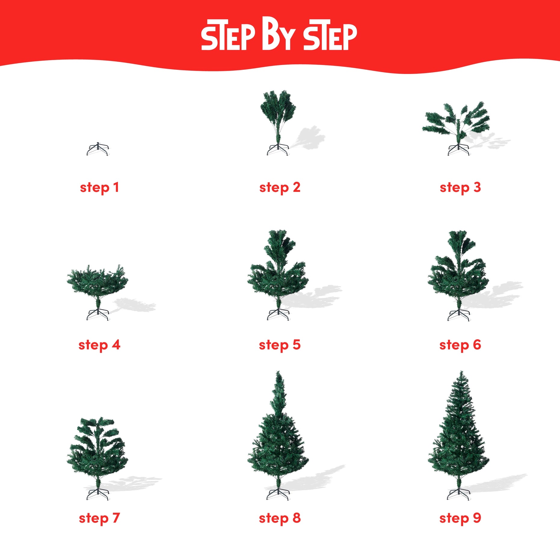 6ft Artificial Christmas Tree image 2