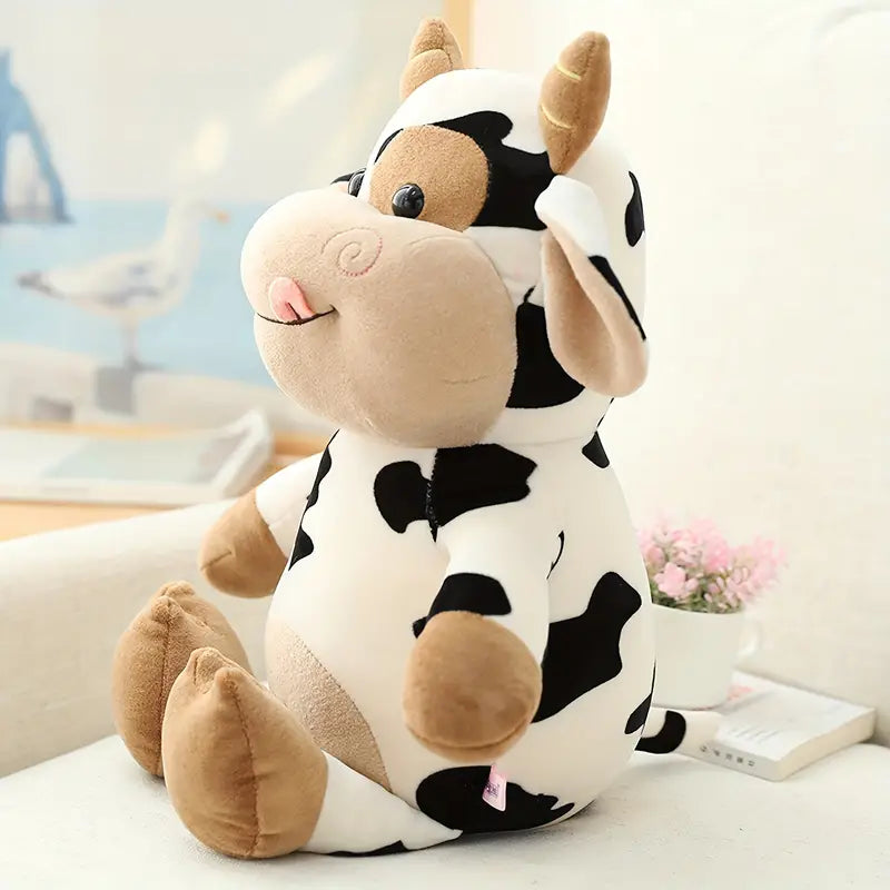 Animal Cartoon Cows Stuffed Plush Toy image 1