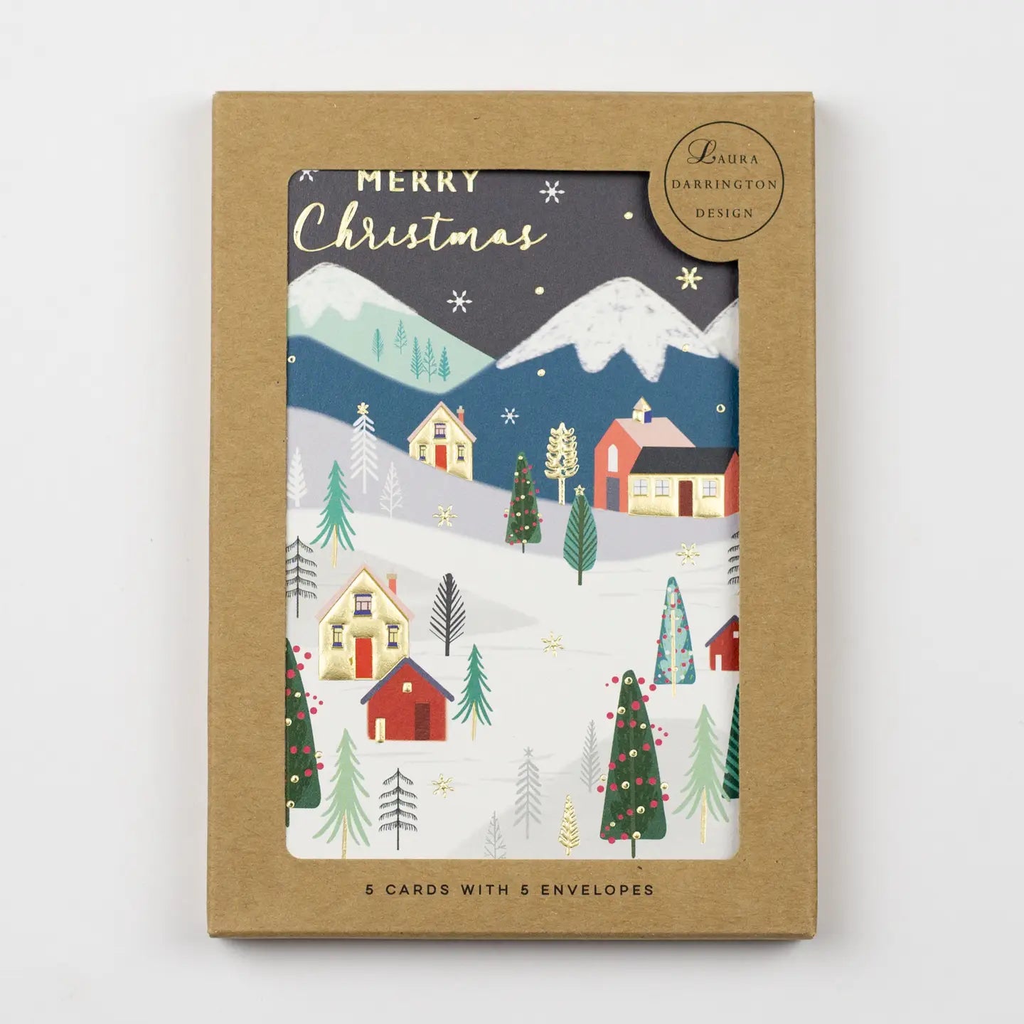 Christmas Card Pack - Charity Christmas Card Pack Houses image 0